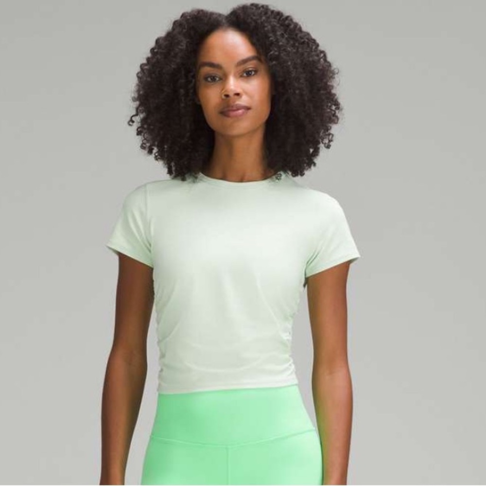 Lululemon Matcha Magic All it Takes Ribbed Nulu Tee